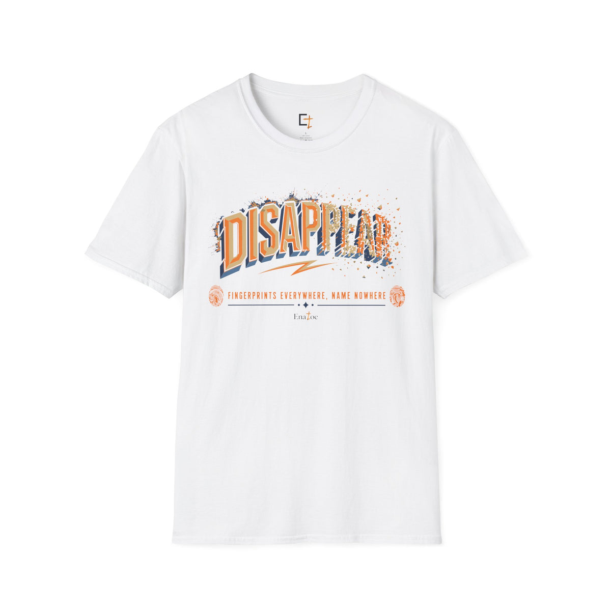 Disappear Graphic T-Shirt — Retro Distressed "DISAPPEAR" Design