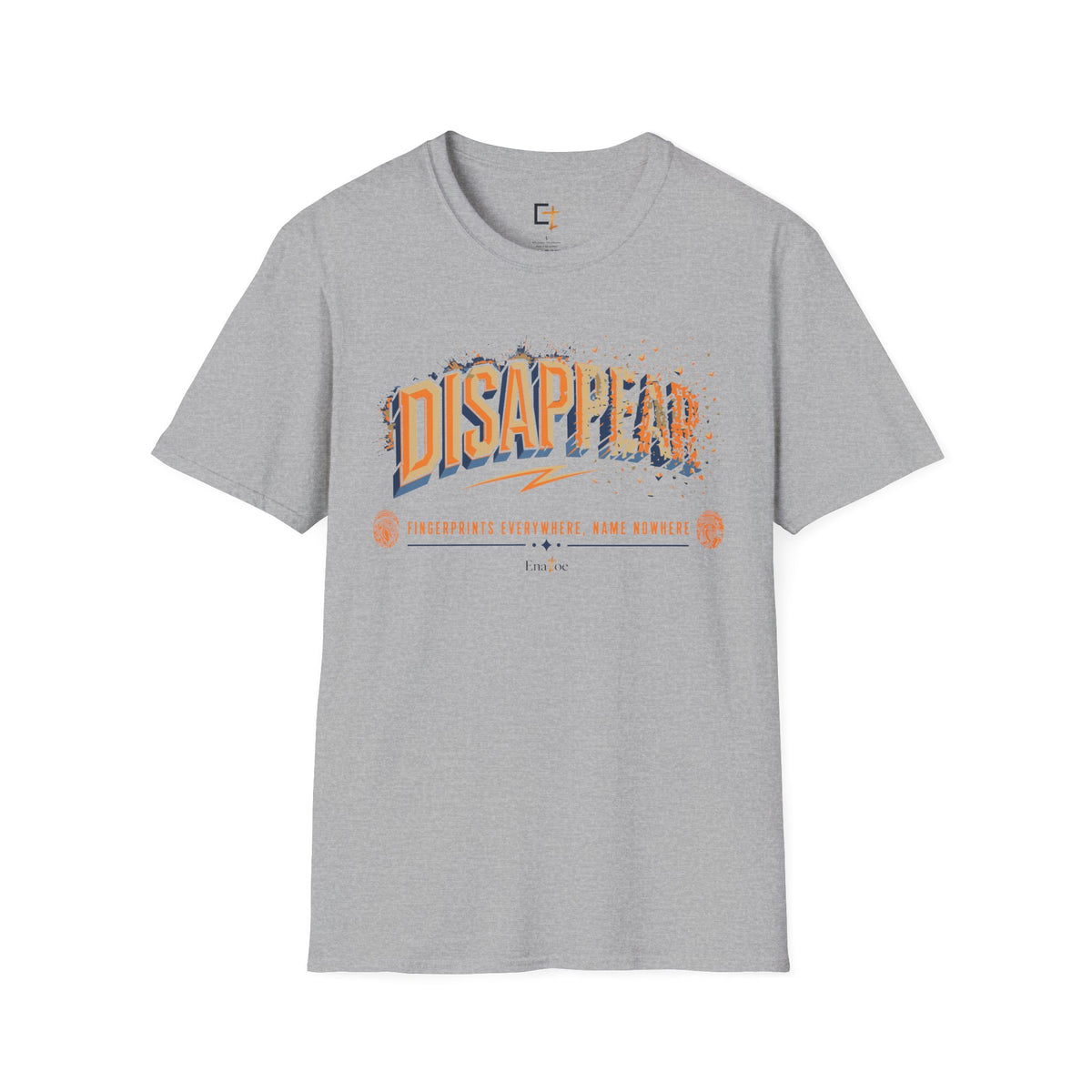 Disappear Graphic T-Shirt — Retro Distressed "DISAPPEAR" Design