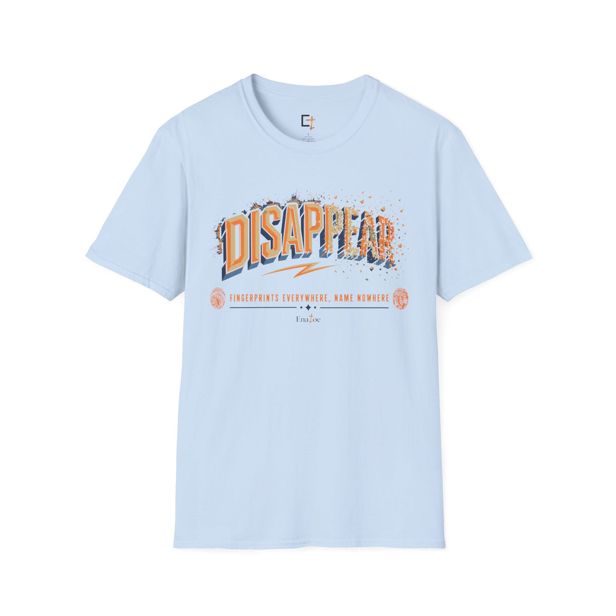 Disappear Graphic T-Shirt — Retro Distressed "DISAPPEAR" Design