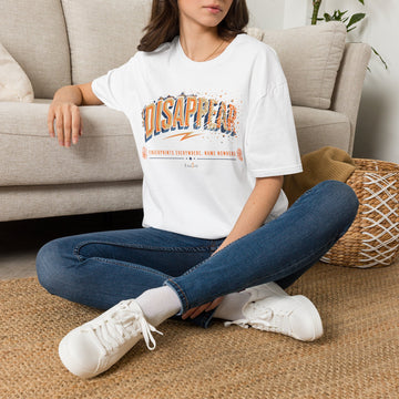 Disappear Graphic T-Shirt — Retro Distressed "DISAPPEAR" Design