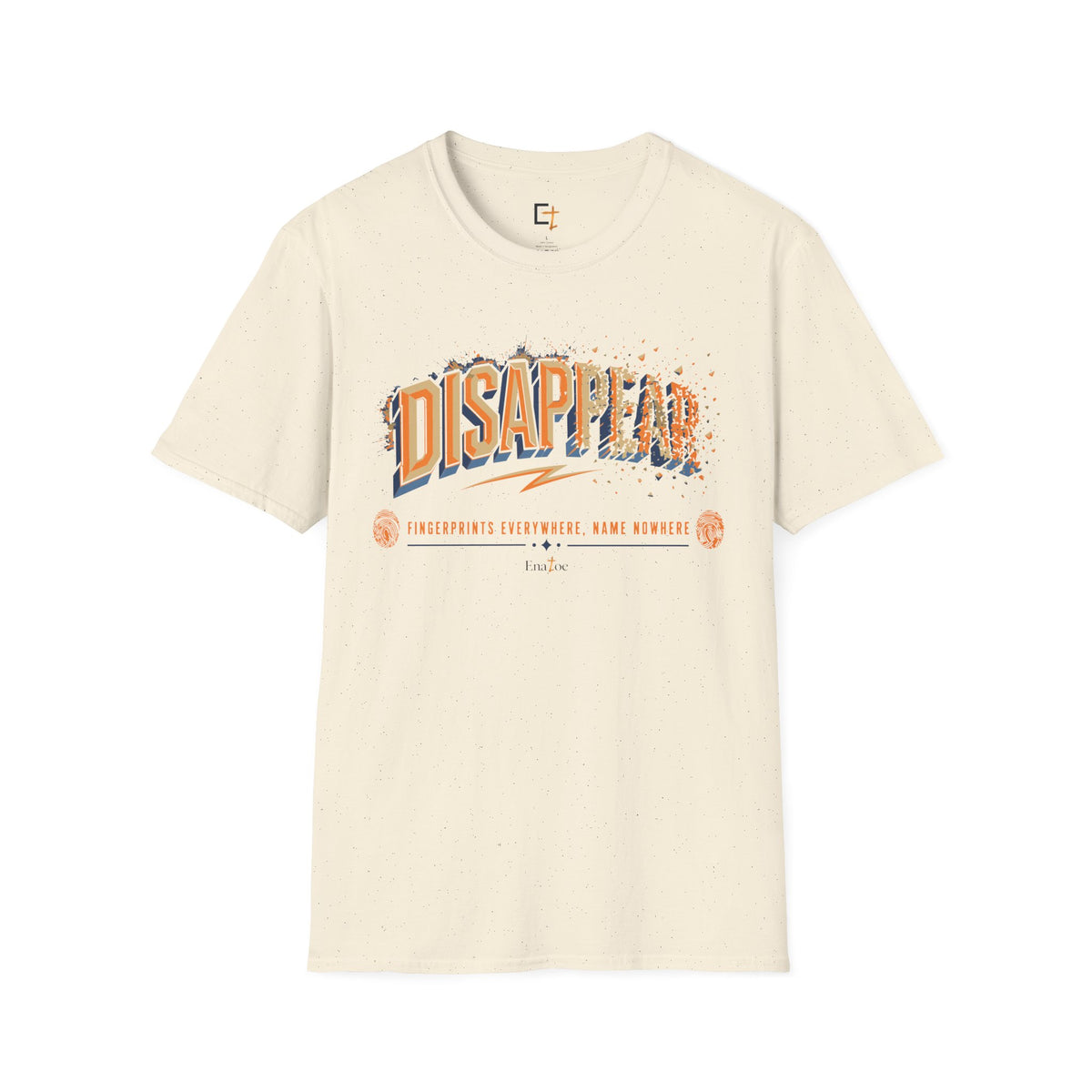 Disappear Graphic T-Shirt — Retro Distressed "DISAPPEAR" Design